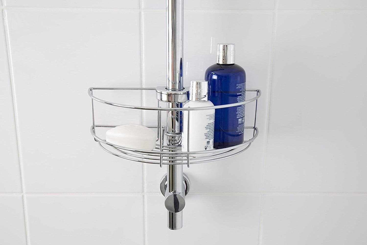 Croydex Easy Fit Shower Riser Rail Basket