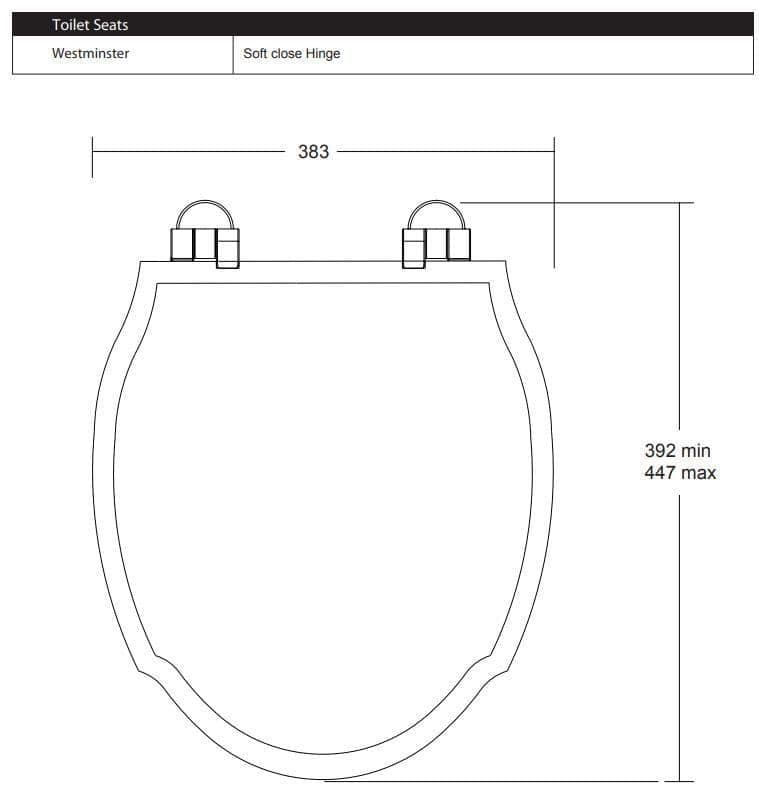 Imperial Bathrooms Westminster Toilet Seat