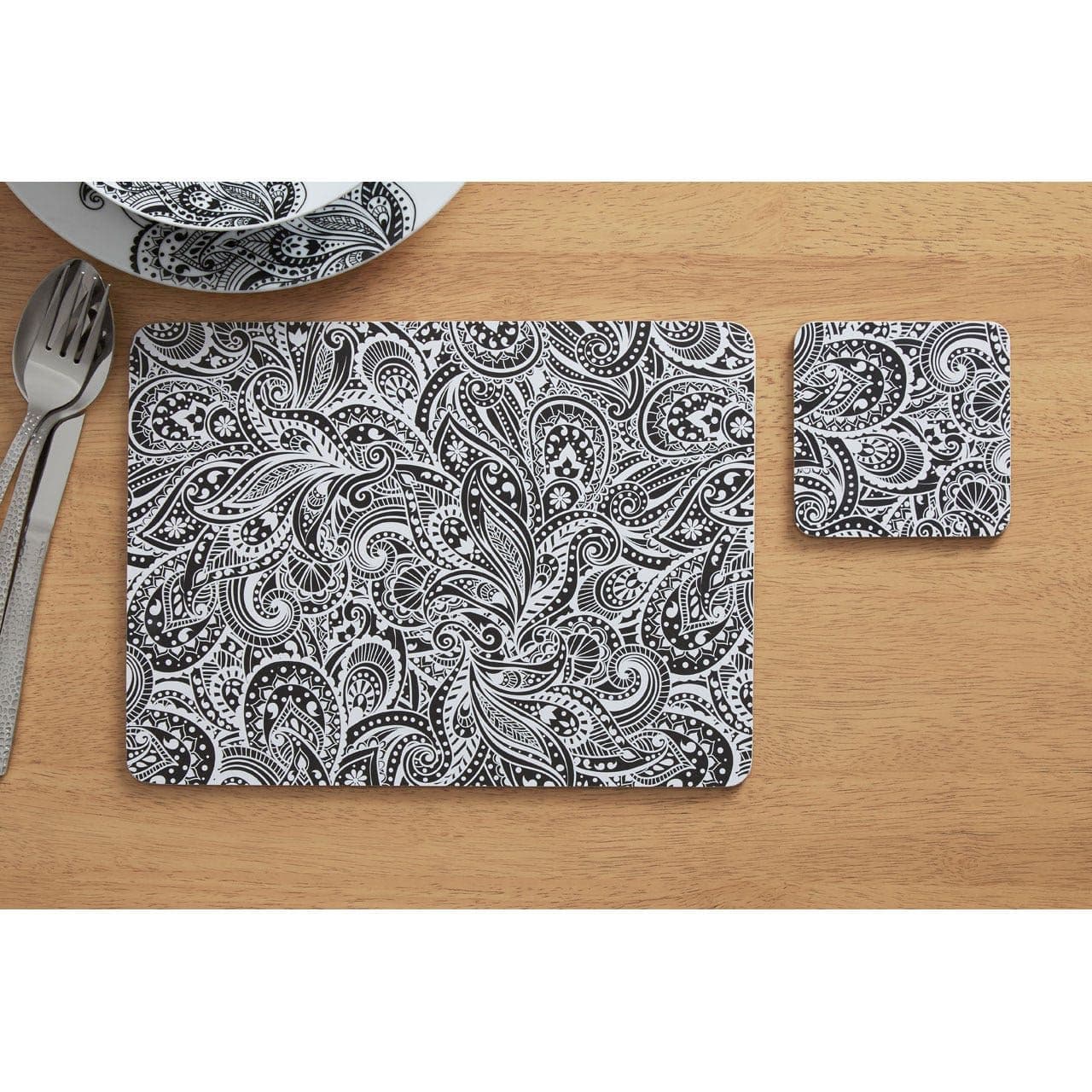 Paisley Cork Placemats Set of 4