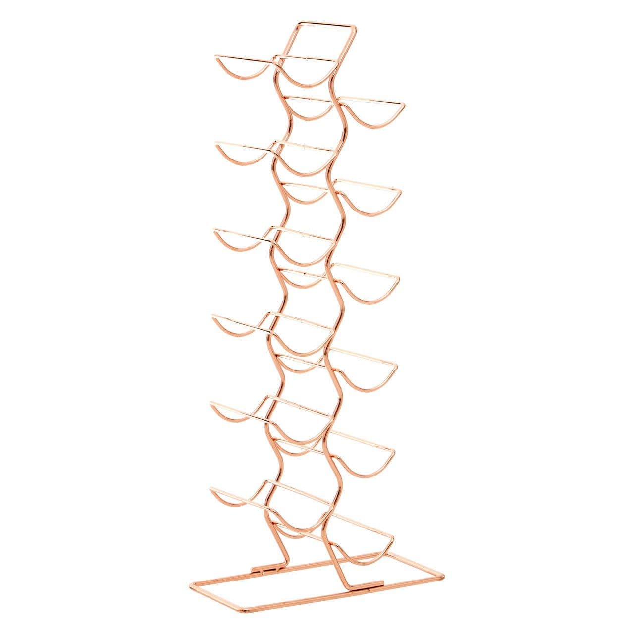 Premier Copper 6 Tier 12 Bottle Slimline Wine Rack