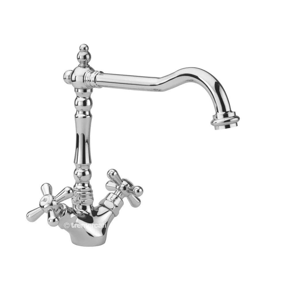 Tre Mercati Traditional French Classic Chrome Mono Kitchen Sink Mixer Tap