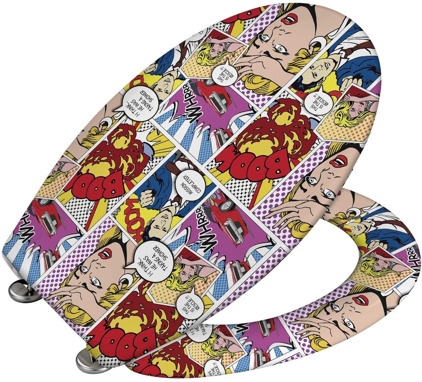 Wenko Pop Art Soft Closing Toilet Seat