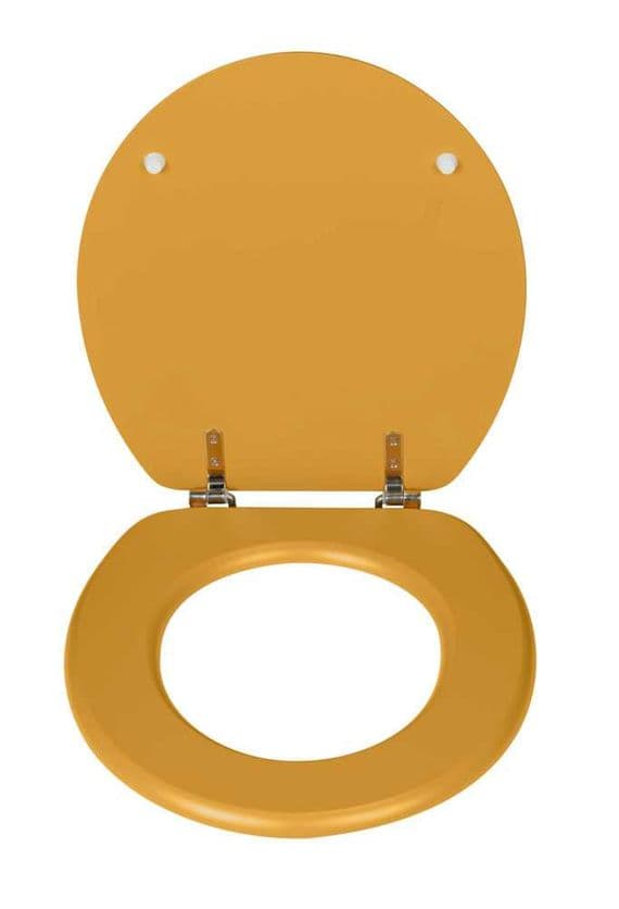 Wenko Prima Mustard Yellow Toilet Seat 25792100