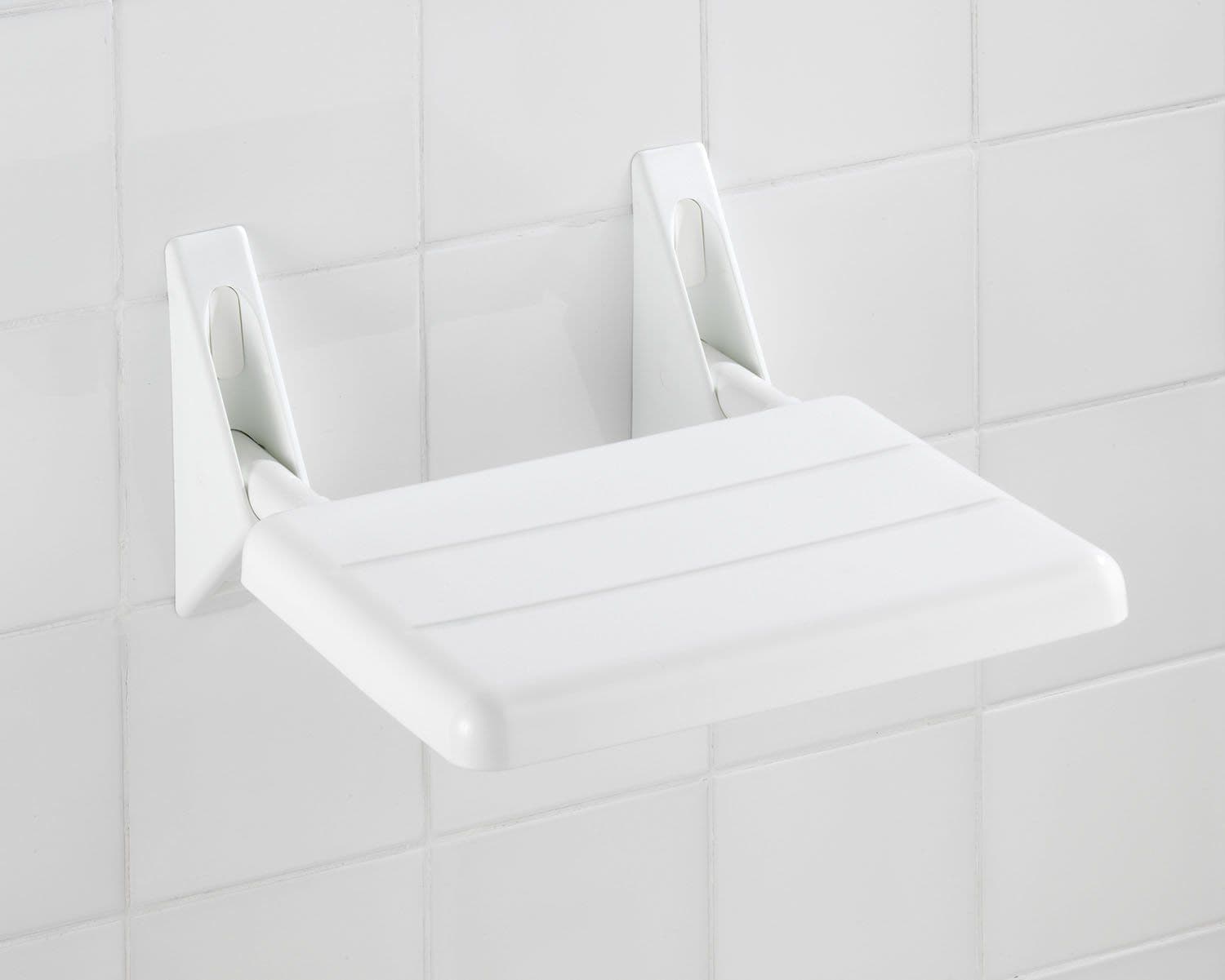 Wenko Secura White Folding Shower Seat