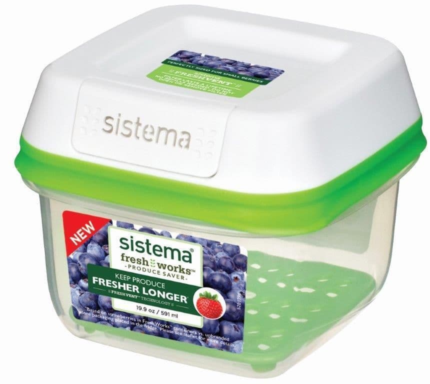 Sistema Freshworks Airtight Fridge Food Storage Container