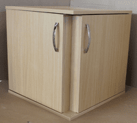 120cm  x 60cm x 120cm 48x24x48) Corner Qube Cabinet two doors 4ft