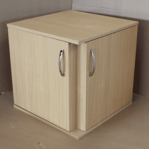 90cm x 60cm x90cm (36x24x36) Corner Qube Cabinet two doors 3ft