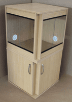 90cm  x 60cm x90cm (36x24x36) Corner Qube Cabinet two doors 3ft