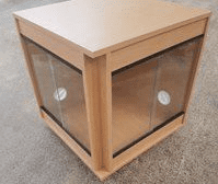 Corner Qube 90cm x 120cm x 90cm (36x48x36) Flat Packed Vivarium 3ft