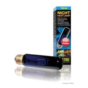 ExoTerra Night Heat Lamp 15W,  25W, 40W, 75W, 100W and 150W