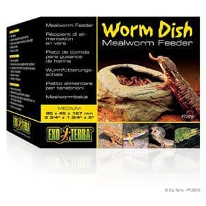 ExoTerra Worm Dish - Mealworm Feeder
