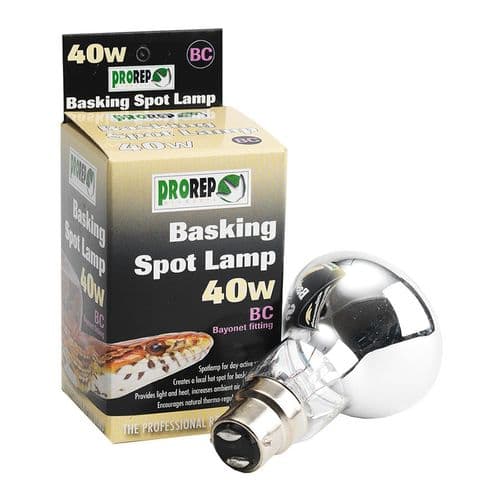 ProRep Basking Spot Lamp BC 40W, 60W and 100W