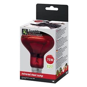 Reptile Systems InfraRed Heat Lamp - 50w, 75w, 100w & 150w