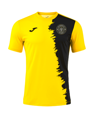 1-2-1 Football Picasho City Playing Shirt - Yellow/Black