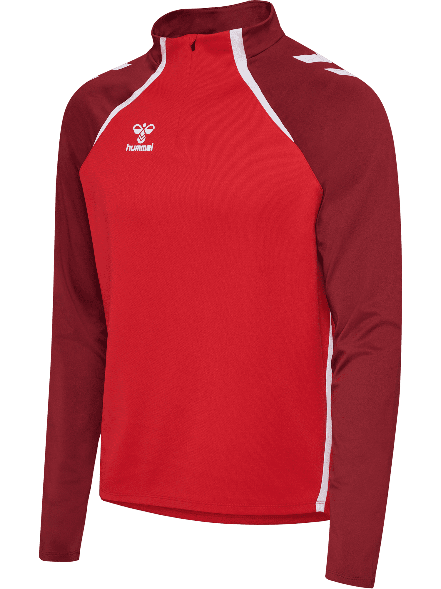 Hummel Hmlstalic Poly Half Zip L/S Maglione Uomo - Tessuto Interlock Con Fibre Metalliche, Collo Alto E Cerniera Nascosta, Design Scandinavo