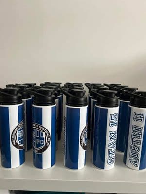 Hullbridge Sports FC Club Water Bottle