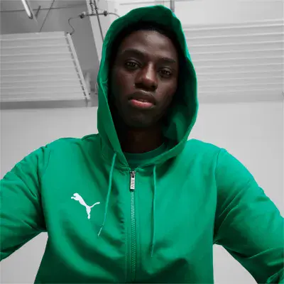 Puma teamGOAL Casuals Hooded Jacket Junior