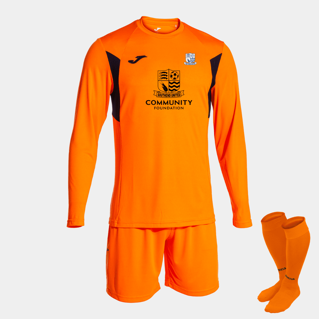 新品　NEW goal keeper ユニフォームセット　football Southend United Community Walking Football Goalkeeper Kit