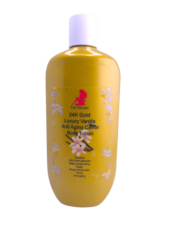 24K Gold Luxury Vanilla Anti Aging Caviar Body Lotion 400ml