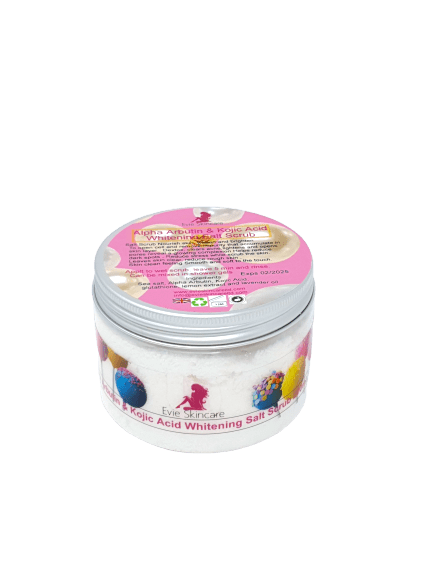 Alpha Arbutin & Kojic Acid Premium Lightening Salt Scrub 300ml