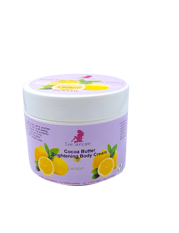 Cocoa Butter Lemon Brightening Body Cream Jar 500ml