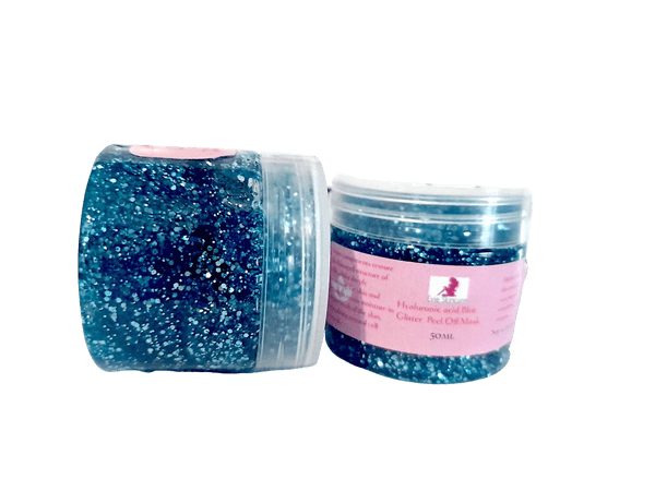 Evie Skincare Hyaluronic acid Blue Glitter Peel Off Mask 50ml