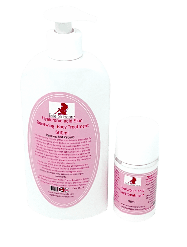 Evie Skincare Hyaluronic acid Skin Renewing Body Treatment Plus Face Cream