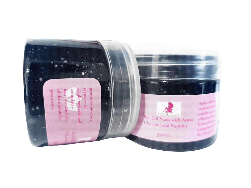 Evie Skincare Peel Off Mask with Active Charcoal and Peptides 50ml