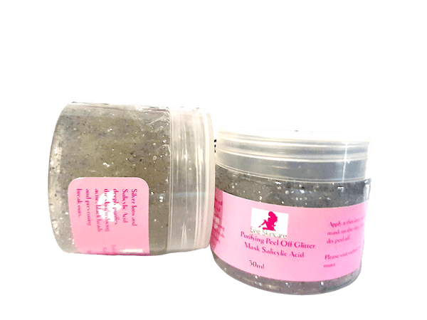 Evie Skincare Purifying Peel Off Glitter Mask Salicylic Acid 50ml