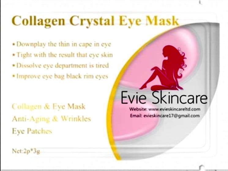 Luxury Crystal 24K Gold Gel Collagen Eye Mask Pink