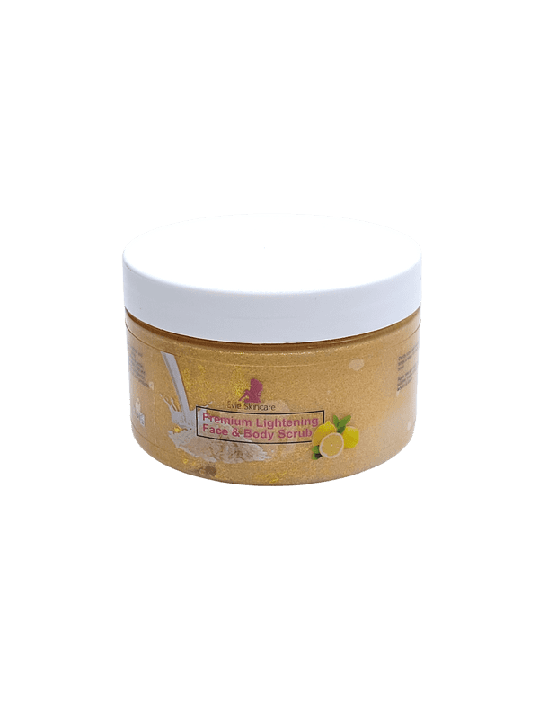 Premium Face & Body Lightening Scrub Rice Milk Sample100ml