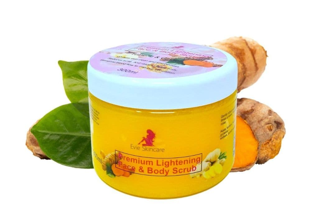 Premium Lightening Face & Body Scrub Turmeric 300ml