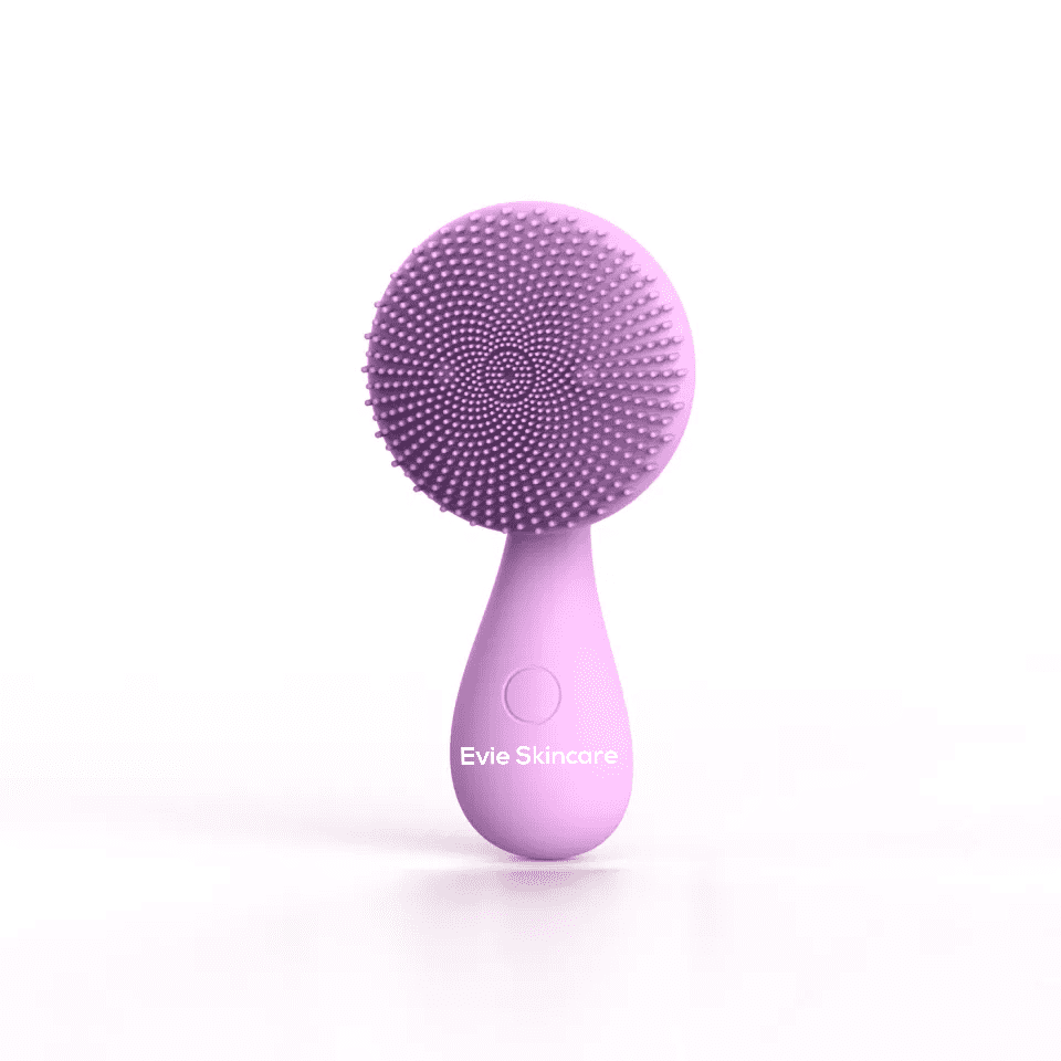 Rechargeable Facial Cleansing Brush / Exfoliator Purple