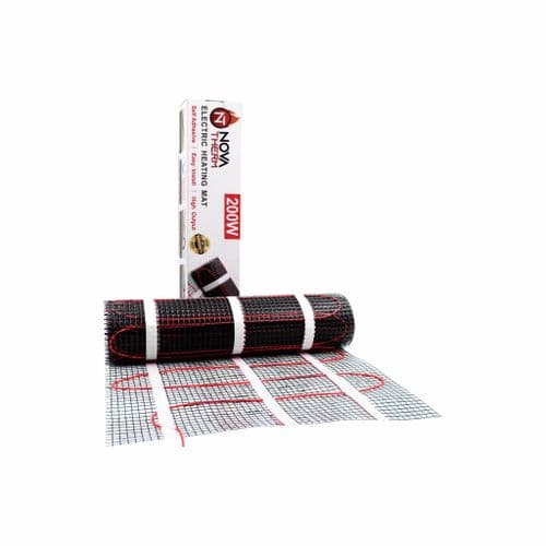 7.0m² NovaTherm Mat - Electric Underfloor Heating Mat - 200watts/m²