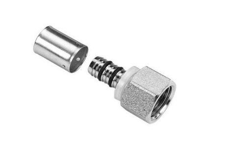 Demountable Female Straight Union 16mm - 1/2"