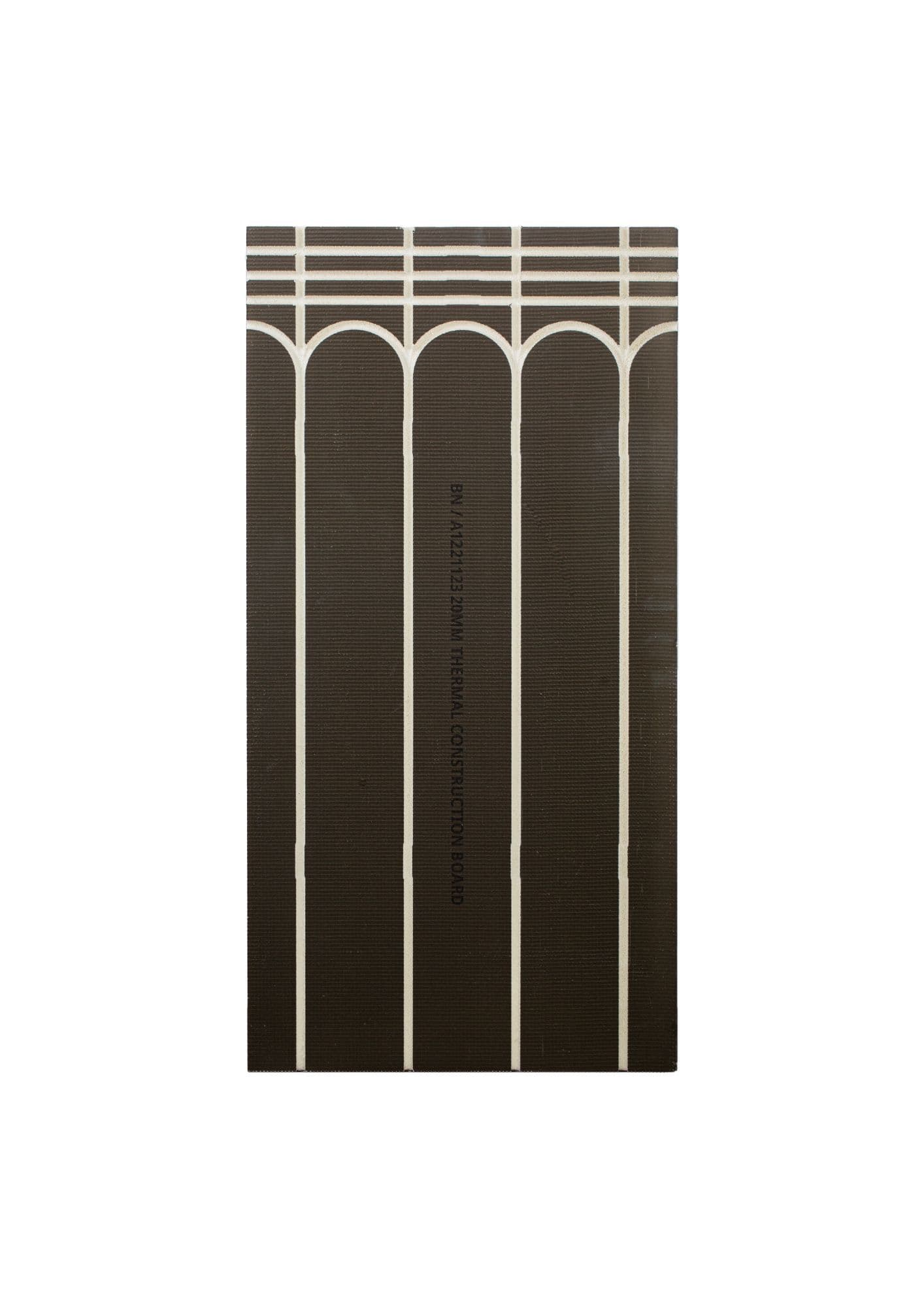 NovaDeck Floor Routed XPS Insulation Board with reinforced cement layer  12mm pipe 100mm centres
