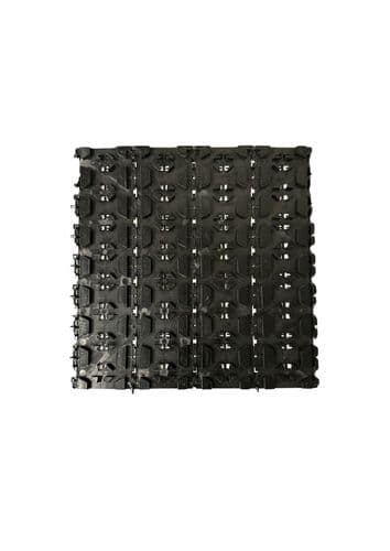 NovaFix Panel. Fast Fit Underfloor Heating System. Low profile 15mm Panel to hold 12mm pipe