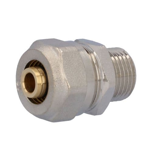 NovaTherm Male Straight Union 16mm - 1/2" COMPRESSION