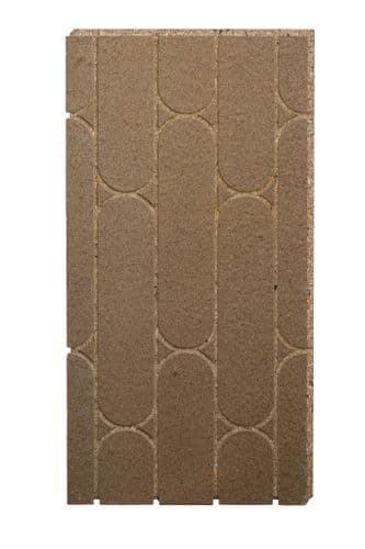 NovaTherm  NovaChip  Grooved P5 MR Chipboard 1200 x 600 x 22mm, 4 Grooves @ 150mm centres + radius r