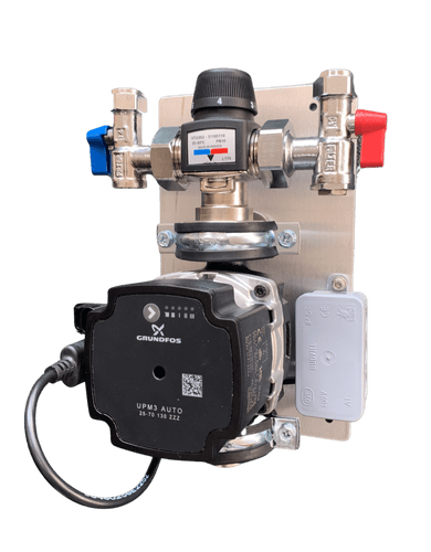NovaTherm Pre-Assembled Single Zone Pump & Temperature Control Unit - Including Grundfos UPM3 Auto p