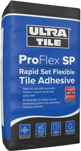 Ultra ProFlex SP Flexible Tile Adhesive - WHITE 20kg