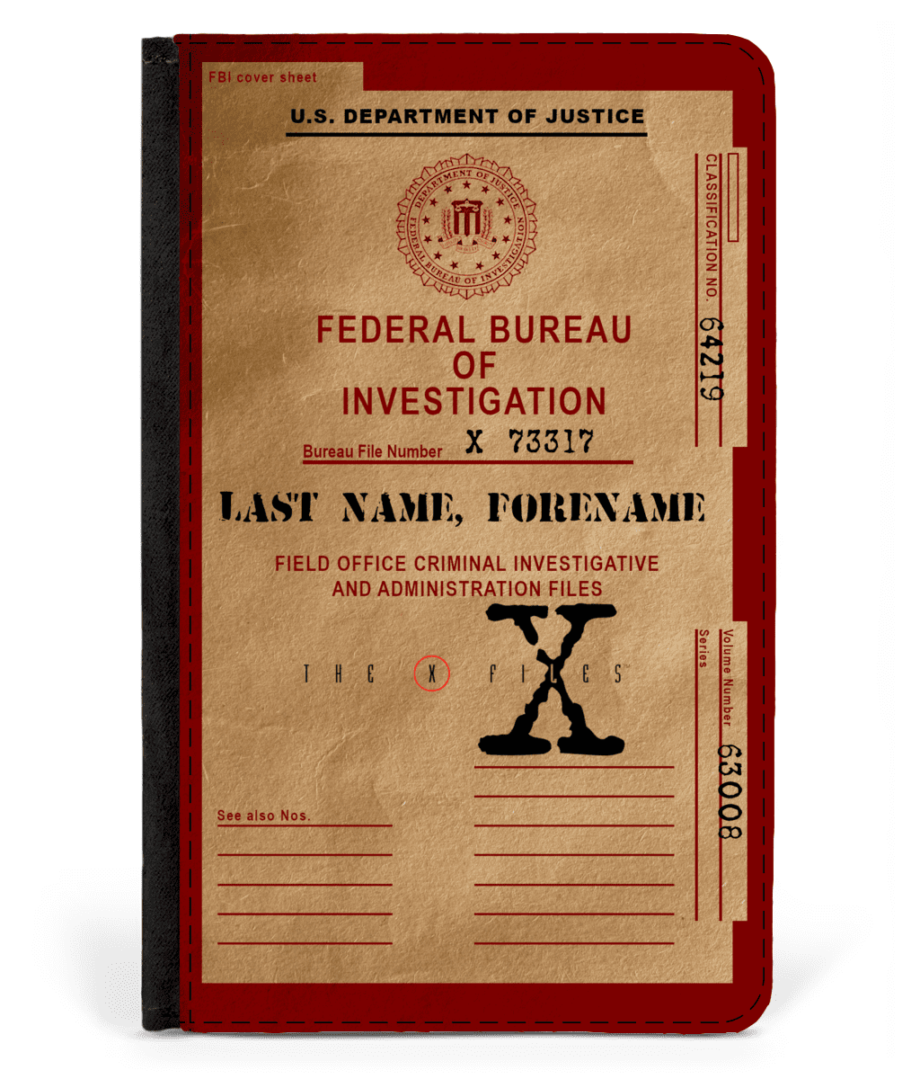 Fbi File Folder