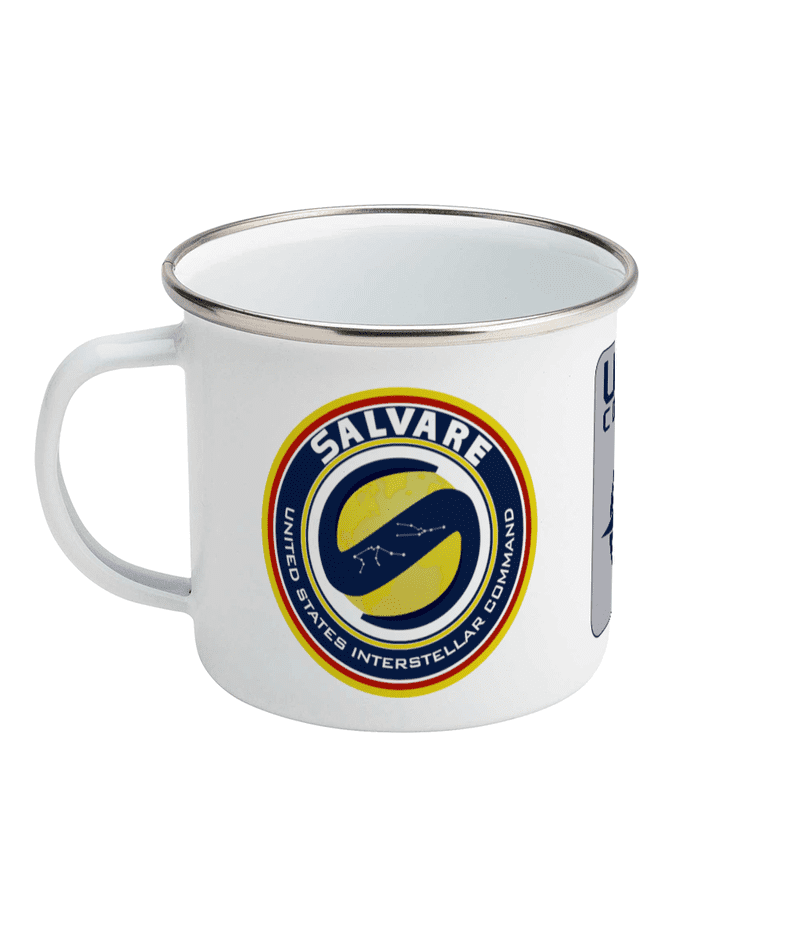 The Salvare Ship United States Interstellar Command Enamel Mug from Another Life