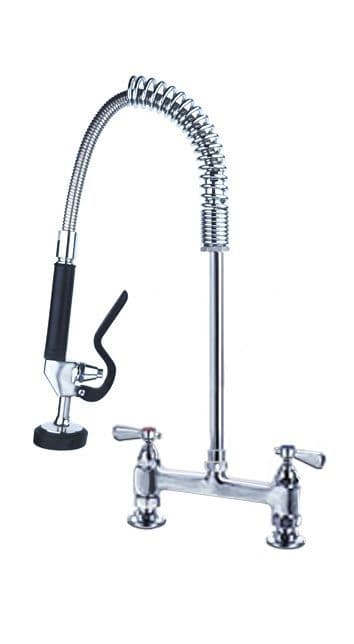 Commercial Mini Twin Inlet Pre Rinse Spray Arm Tap