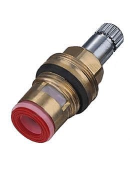 Hot water ceramic cartridge.