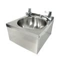 Stainless Steel Hand Wash Basin - Twin Tap Holes
