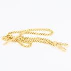 Antique 18Ct Gold 34.7g Curb Link Albert Watch Chain With T-Bar 15 3/4''