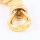 Antique 18Ct Gold 46.7g Curb Link Albert Watch Chain With T-Bar 17 3/4''