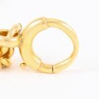 Antique 18Ct Gold 46.7g Curb Link Albert Watch Chain With T-Bar 17 3/4''