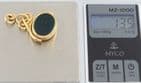 Antique 18Ct Gold Spinner Fob Pendant With Bloodstone And Agate